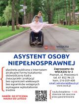 Zawód asystent osoby niepełnosprawnej.