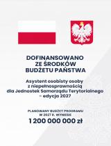 Asystent osobisty osoby z niepełnosprawnością – edycja 2027